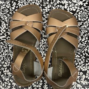Salt Water Brown Sandals